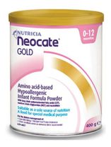 Leche de fórmula en polvo Nutricia Neocate Gold en lata de 400g - 0  a 12 meses