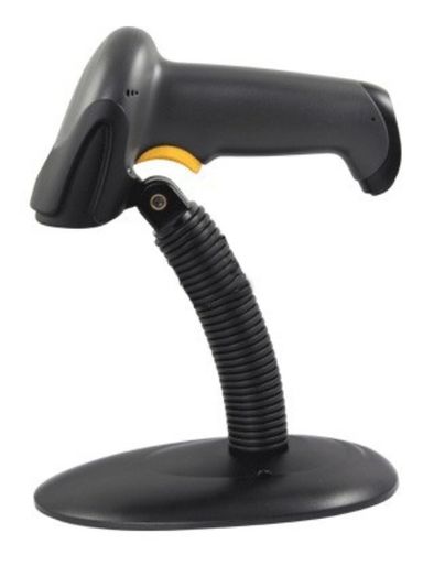 Lector de Código de Barras de Mano Elicode 6500A USB 1D Láser Con Soporte