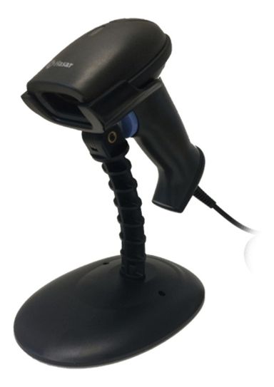 Lector de código de barras con soporte Hasar L-HAS-9010 USB 1D negro