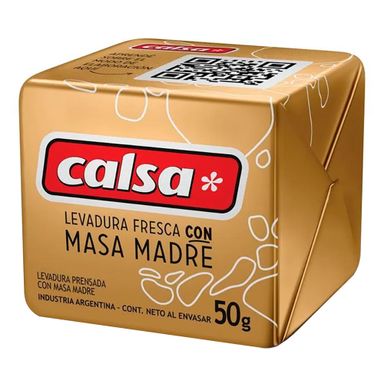 Levadura Fresca Calsa Con Masa Madre 50 G