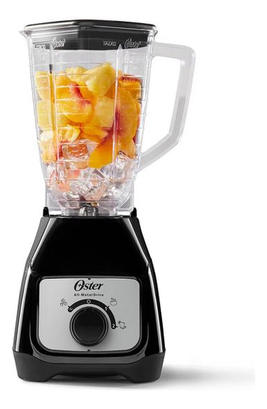 Licuadora Oster BLSTKAP Pica Hielo Acople Metálico 1.25l Negra 550W Color Negro 220V