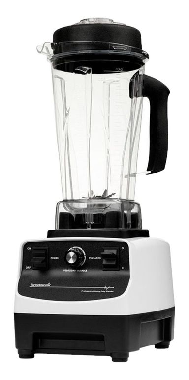 Licuadora 3 Hp Profesional Turboblender 76 Jarra 2 Lts 1500w Color Blanco