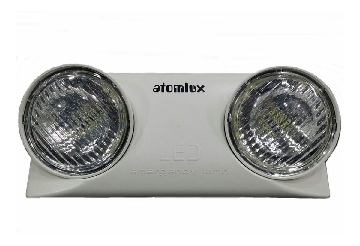 Luz De Emergencia Atomlux 8014 Led Con Batería Recargable 35 W 220v Blanca En Precialo Luces