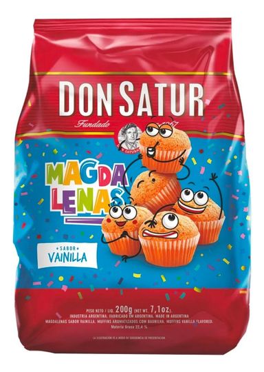 Madalena Don Satur de vainilla 200 g
