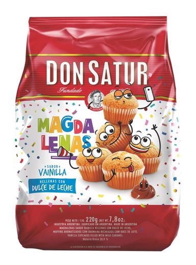 Madalena Don Satur de vainilla con dulce de leche 200 g