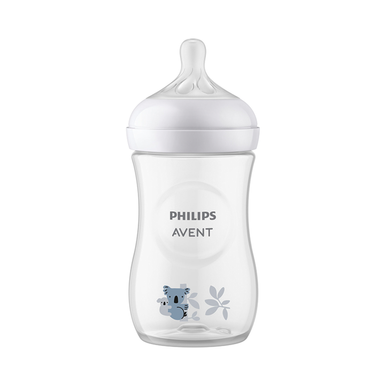 Mamadera Natural 260ml Philips Avent SCY903/67 Deco Koala Transparente