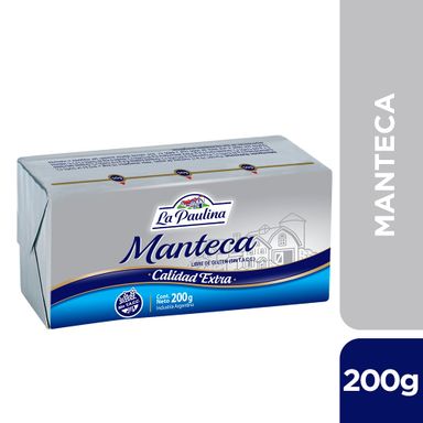 Manteca La Paulina Calidad Extra 200 G