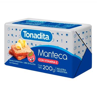 Manteca Tonadita Calidad Extra 200 G