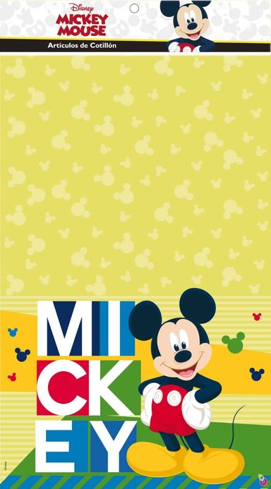 Mantel Plástico Para Cumpleaños Infantil Personajes Color M Mickey