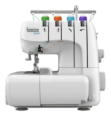 Máquina De Coser Overlock Lumina Point 4 Hilos Color Blanco