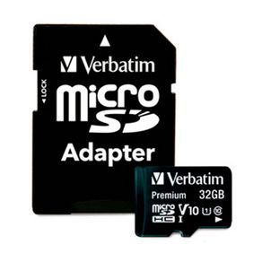 Memoria 64 GB Verbatim micro SD con adaptador