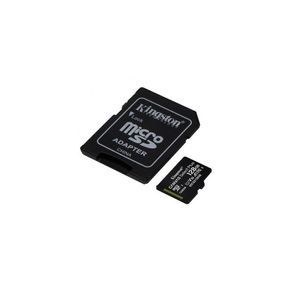 Memoria micro sd Kingston 128gb Canvas Plus clase 10 negra.