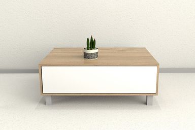 MESA CENTRO TABLES ART 2021 C/CAJON OLMO/FINLANDES EVEREST