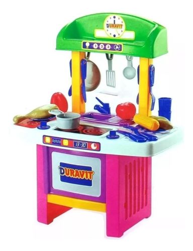 Mi Cocina Duravit Chica Cocinita Accesorios Nena Color Rosa chicle