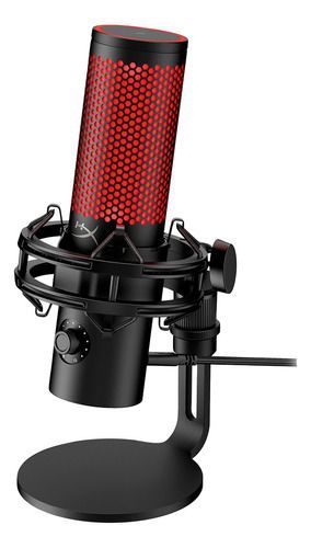 Microfono Hyperx Quadcast 2 Usb Para Juegos Streaming Gaming Negro