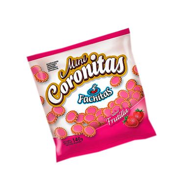 Mini Coronitas Frutillas Fachitas 140 Gr