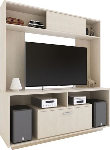 Modular Para Tv Delos Londres 860 Fineline Crema