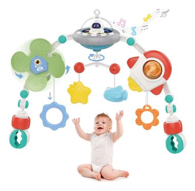 Movil Musical para Cochecito Barral de Juguetes 4091 Love Espacio