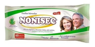 Nonisec Toallitas Húmedas Adulto Con Aloe Vera X 60 Un