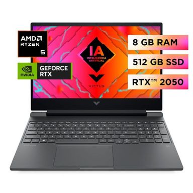 Notebook Hp Gamer 15-fb2026la AMD R5 8gb 512gb Rtx2050 W11