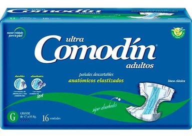 Comodín Elaztizado Anatómico G 16 Unidades Talle Grande Comodín