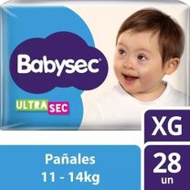 Pañales Babysec Ultrasec Hiperpack Xxg 26 Pañales