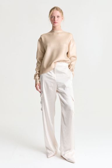 PANTALON CARGO SATEN