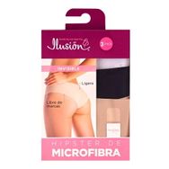 Panties ilusion talla g invisible multicolor 3 piezas en Precialo Calzones