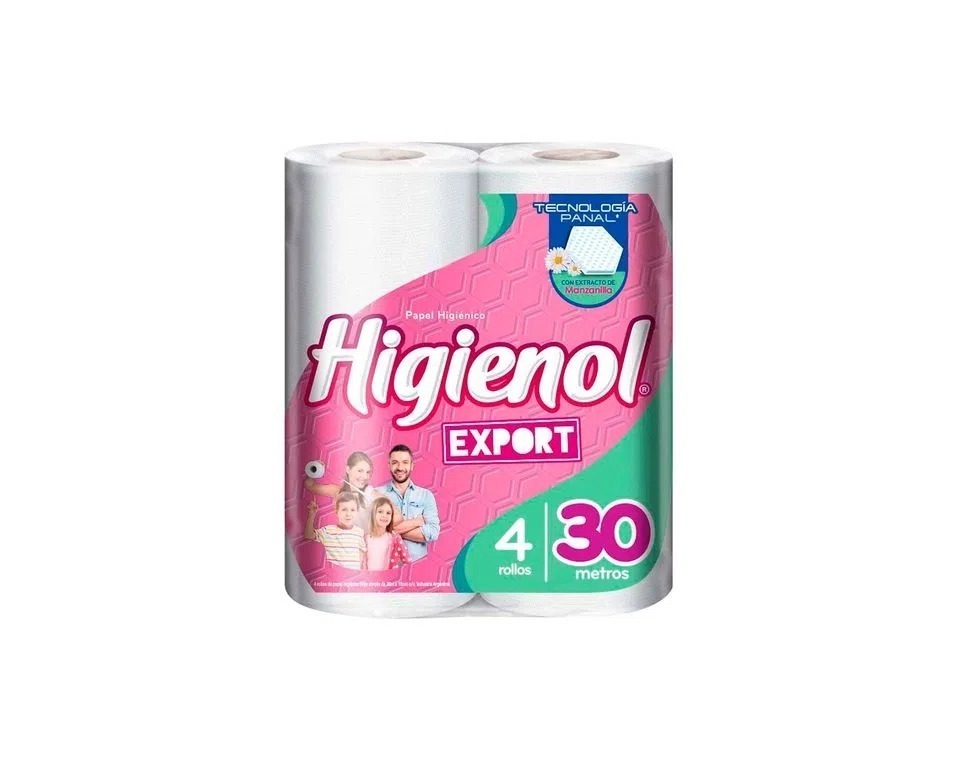 Papel Higiénico Higienol Export Simple Hoja 30 M De 4 U En Precialo