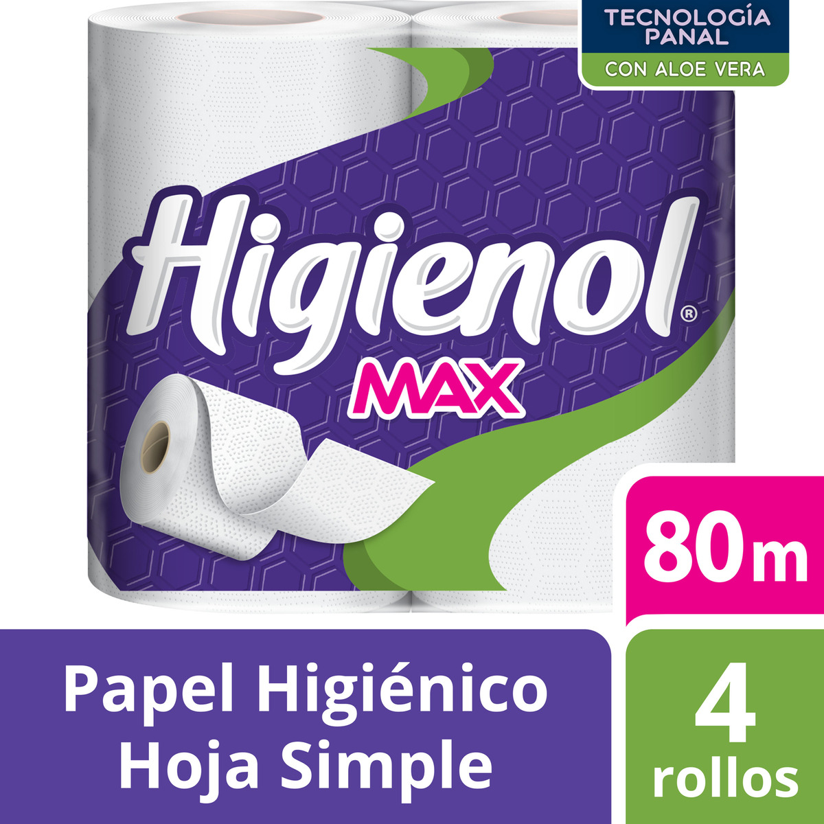 Papel Higiénico Higienol Max Simple 80 M Pack De 4 En Precialo