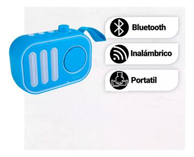 Parlante Bluetooth Inalámbrico Portátil Retro Noga Full