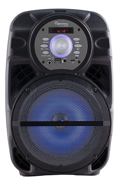 Parlante Kanji Acid New portátil con bluetooth negro