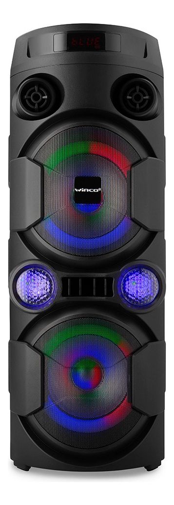 Parlante Winco W219 portátil con bluetooth negro