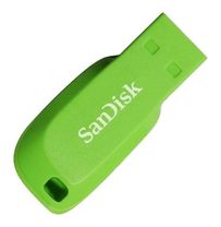 Pen Drive Sandisk Cruzer Blade 32gb Green