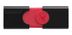 Pendrive Kingston DataTraveler 106 DT106 64GB 2.0 negro y rojo