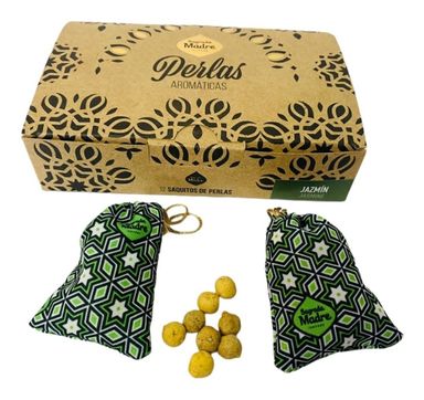 Perlas Aromáticas En Bolsita Sagrada Madre Fragancia Jazmín