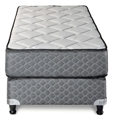 Piero Namaste Pillow Top - Gris - 1 1/2 plaza - 190 cm - 100 cm