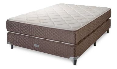 Piero Nuevo Nirvana - Marrón/Blanco - 1 1/2 plaza - 190 cm - 100 cm (Incluye: Con base dividida)