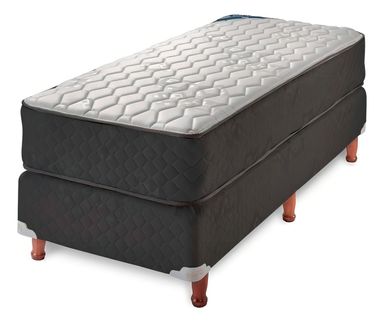 Piero Spring - Blanco/Negro - 1 plaza - 190 cm - 80 cm