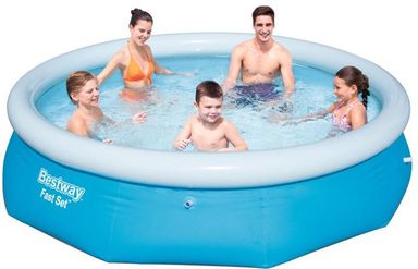 Pileta Inflable Redonda Bestway Fast Set 57009 3638L