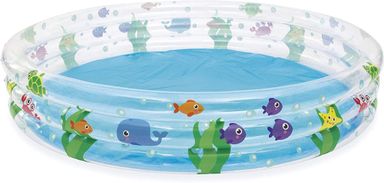 Pileta Inflable Redonda Infantil 3 aros Bestway 183x33cm