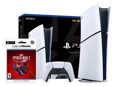 Playstation 5 Slim 1 Tb Digital Spider-man 2 Color Blanco