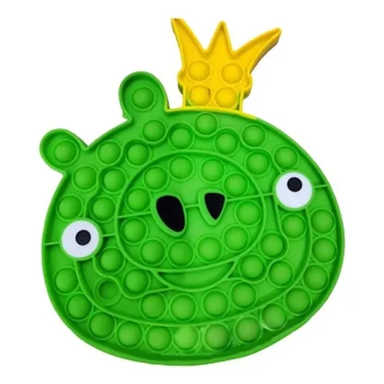 POPIT ANGRY BIRD CHANCHO Verde cesped