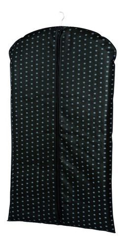Porta Traje Funda 60x137 Cubre Guarda Traje Cierre Compactor Negro