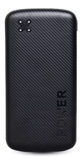 PowerBank 25000 Mah Bateria Recargable Cargador Celular Usb B49BC NEGRO