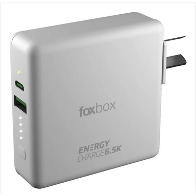 POWER BANK FOXBOX ENERGY 20W CHARGER 6500 ML BLANCO (7666)