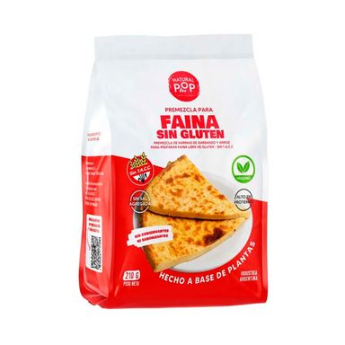 Premezcla Pop Para Faina Natural 210 G