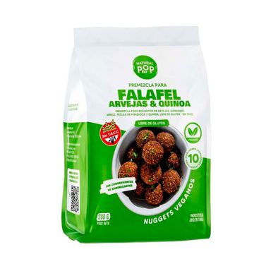 Premezcla Pop Para Falafel Pop Arvenas Y Quinoa Natural 200 G