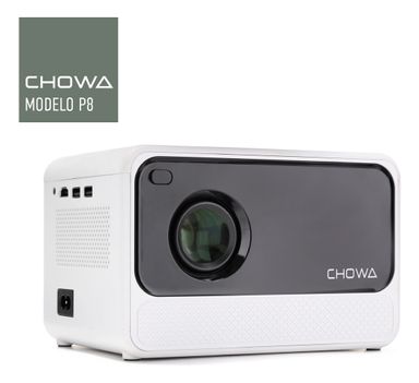 Proyector Mini Chowa P8 Android Wifi 4K HD 720p Color Blanco 220v