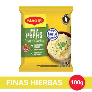 Puré De Papas Maggi Finas Hierbas 100 G
